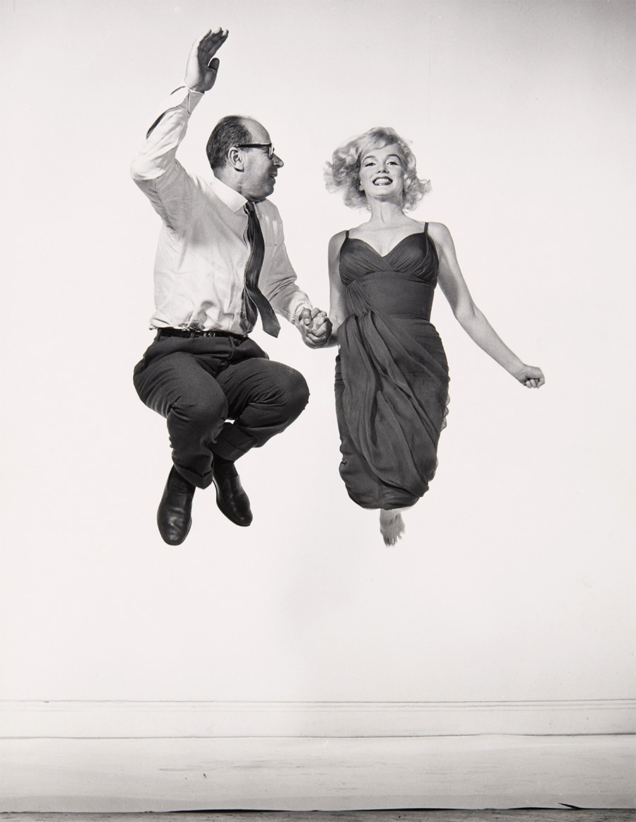 Philippe Halsman and Marilyn Monroe